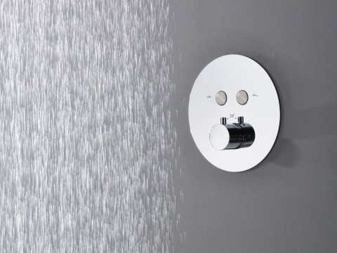 Thermostatische inbouw regendoucheset - Bombay