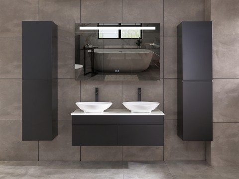 Badkamermeubelset (120cm) - 2 Hangkasten - Greg