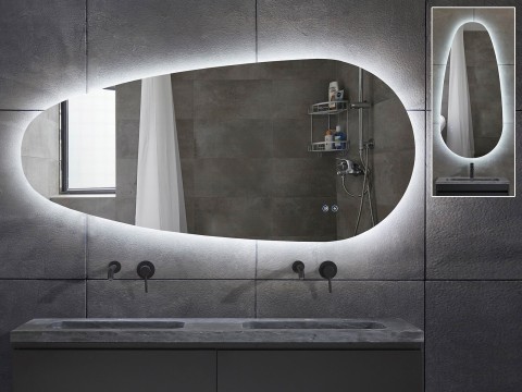 LED Badkamerspiegel - Horizontaal of verticaal - Ana