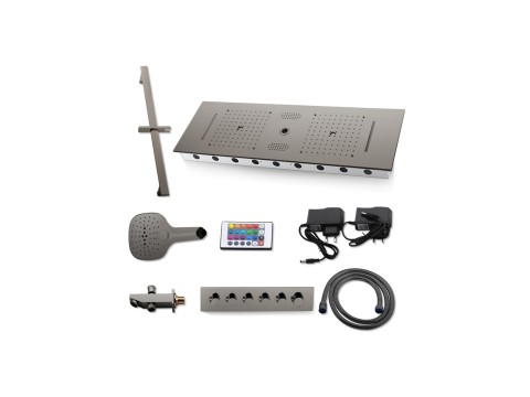 5 in 1  inbouw regendoucheset - Bleutooth - Lenna