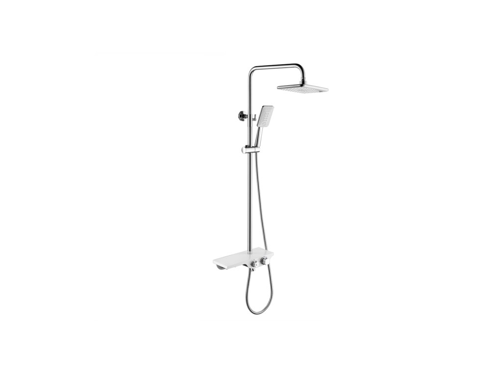 Thermostatisch opbouw regendoucheset - Tisa 