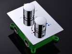 Thermostatische inbouw regendoucheset - Yabby 