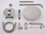 Thermostatische inbouw regendoucheset - Yuma