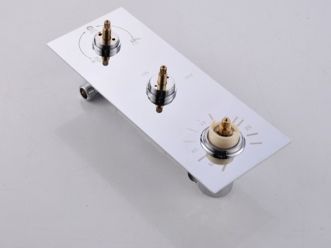 Thermostatische inbouw regendoucheset - Vanga