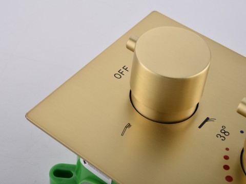 Thermostatische inbouw regendoucheset - Pointer