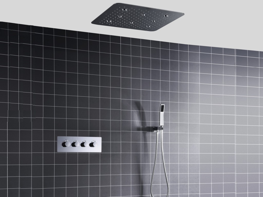 Thermostatisch inbouw regendoucheset - Okapi 