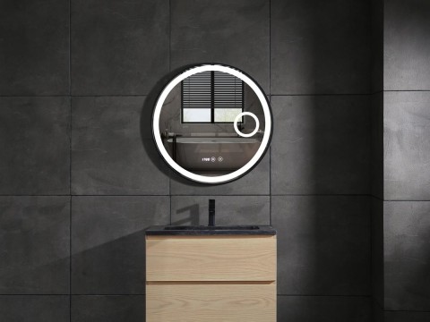 LED Badkamerspiegel - Digitale Klok - Julia