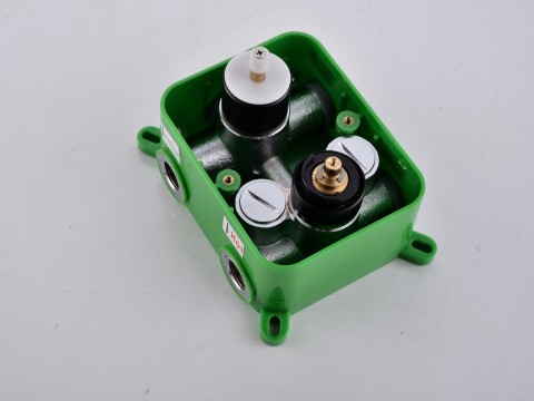 Thermostatische inbouw regendoucheset - Yuma 