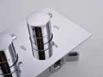 Thermostatische inbouw regendoucheset - Hake