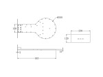 Thermostatisch inbouw regendoucheset - Waterval - Jack