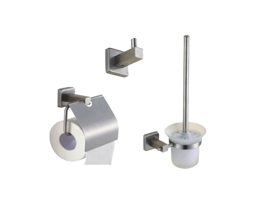 Luxe toiletaccessoires set 3-delig - Duke