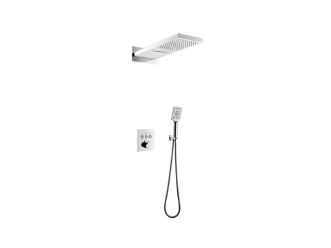 Thermostatische inbouw regendoucheset - Tuatara