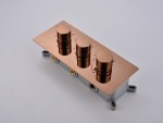 Thermostatische inbouw regendoucheset - Hake