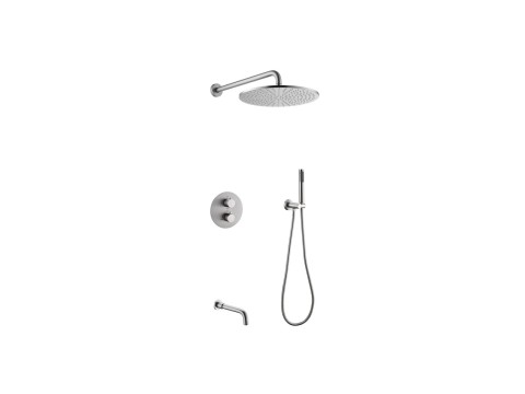 Thermostatische inbouw regendoucheset - Yuma