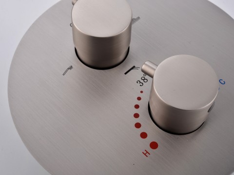 Thermostatische inbouw regendoucheset - Yuma