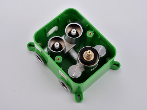 Thermostatische inbouw regendoucheset - Saga