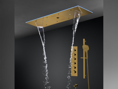 5 in 1  inbouw regendoucheset - Bleutooth - Lenna