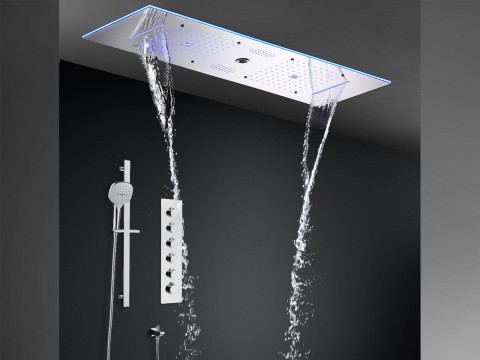 5 in 1  inbouw regendoucheset - Bleutooth - Lenna