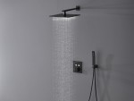 Thermostatische inbouw regendoucheset - Saga