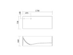 Vrijstaand bad - Solid surface - Keaton