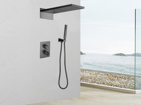 Inbouw regendoucheset - Digitaal display - Waterval - Jayden