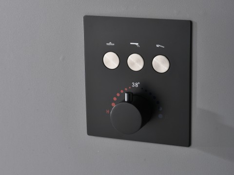 Thermostatische inbouw regendoucheset - Tuatara