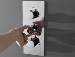Thermostatische inbouw regendoucheset - Hake