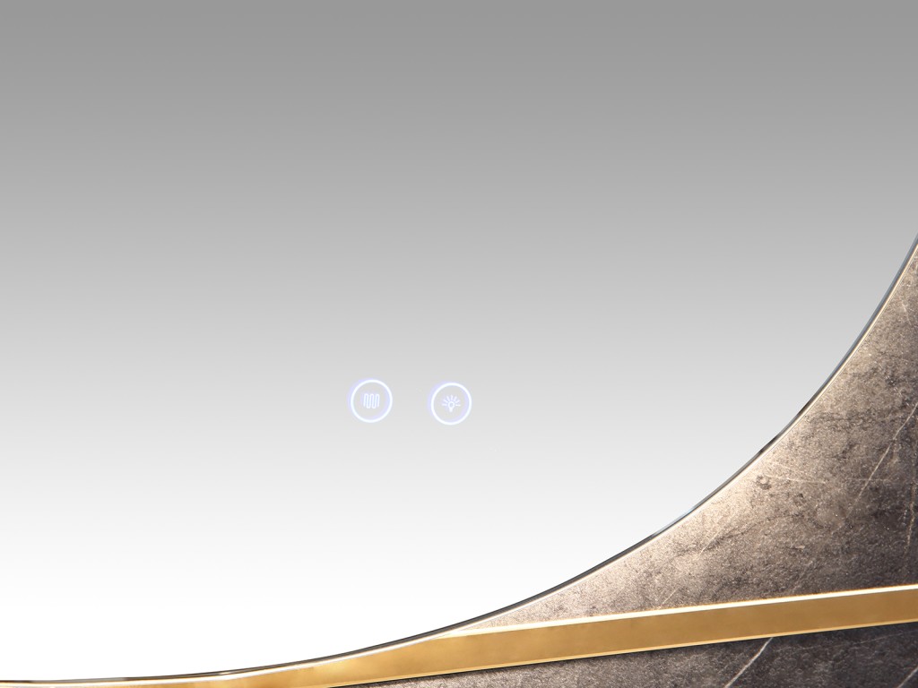 LED Badkamerspiegel - Horizontaal of verticaal - Links - Darla