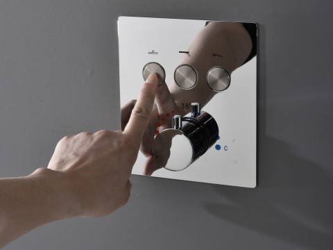Thermostatische inbouw regendoucheset - Tuatara