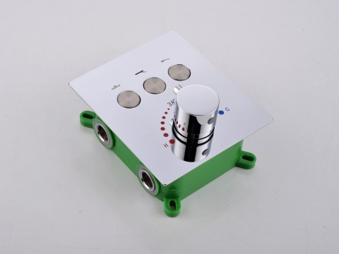 Thermostatische inbouw regendoucheset - Tuatara