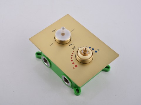 Thermostatische inbouw regendoucheset - Pointer