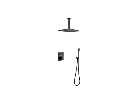 Thermostatische inbouw regendoucheset - Saga