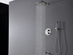 Thermostatische inbouw regendoucheset - Yuma