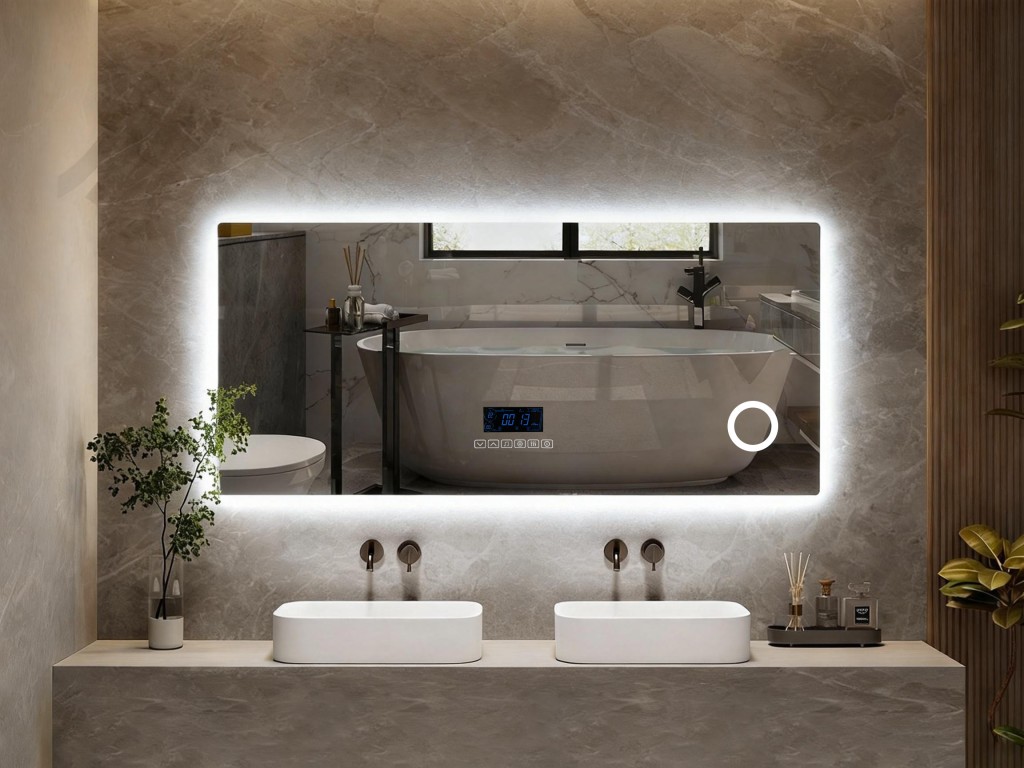 LED Badkamerspiegel - Bluetooth - Yade