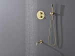 Thermostatische inbouw regendoucheset - Yuma