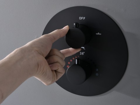 Thermostatische inbouw regendoucheset - Yuma 