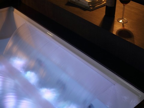 Vrijstaand massagebad - Corian top - Nebo