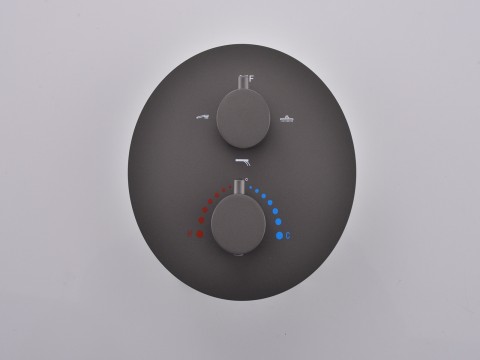 Thermostatische inbouw regendoucheset - Yuma 