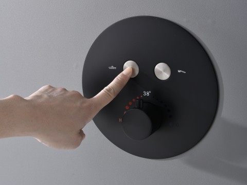 Thermostatische inbouw regendoucheset - Bombay