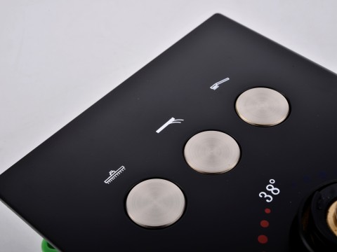 Thermostatische inbouw regendoucheset - Tuatara