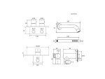 Thermostatische inbouw badkraan - Kecer