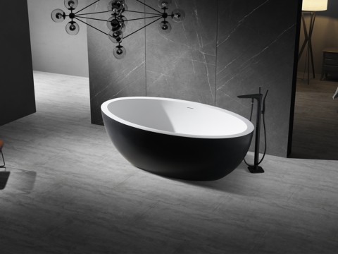 Vrijstaand bad - Solid surface - Simon