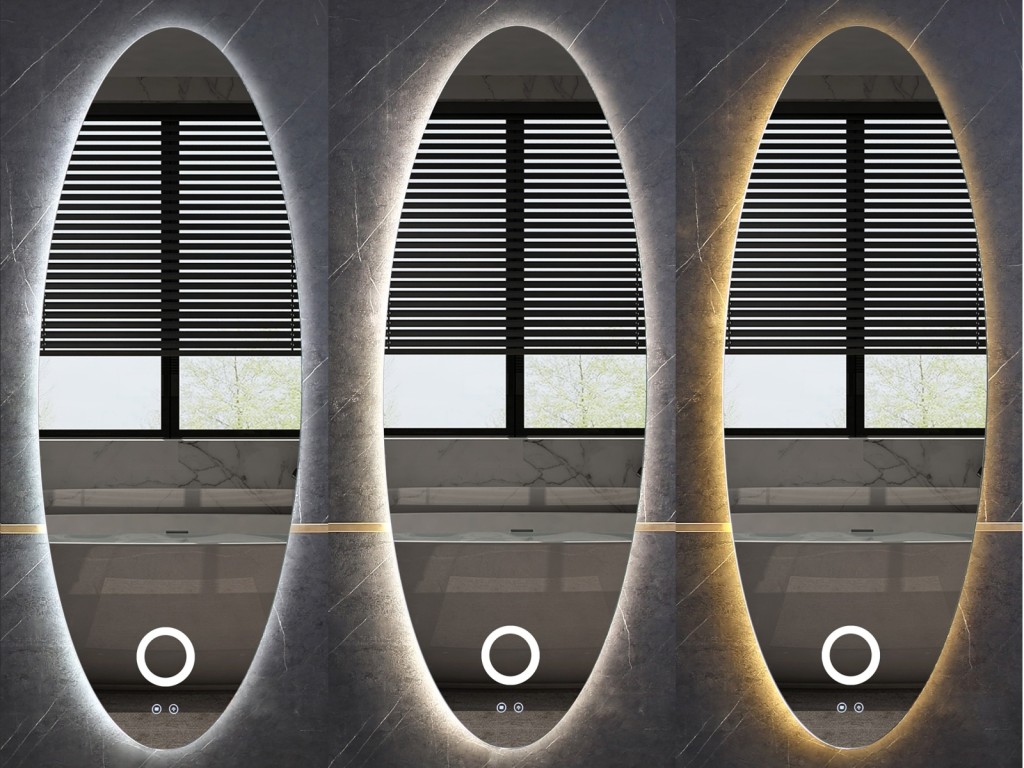LED Badkamerspiegel - Horizontaal of verticaal - Etty
