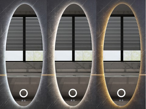 LED Badkamerspiegel - Horizontaal of verticaal - Etty