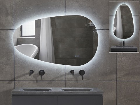 LED Badkamerspiegel - Horizontaal of verticaal - Ana