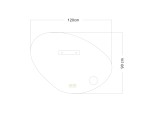 LED Badkamerspiegel - Bluetooth en speakers - Josie