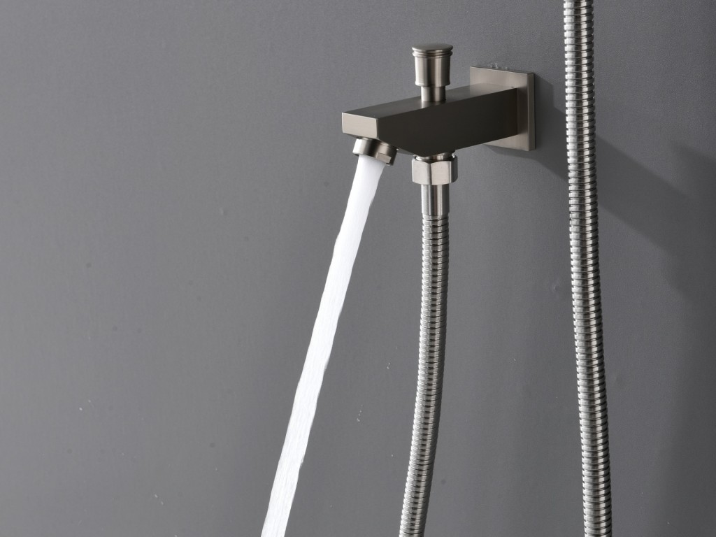 5 in 1 thermostatisch inbouw regendoucheset - Lion 