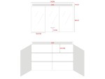 Badkamermeubelset (120cm) - Greg