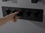 Thermostatisch inbouw regendoucheset - Ibex