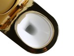 Hangend rimless toilet - Alaska - Goud met gouden deksel